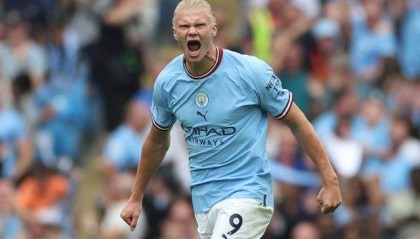  英超金靴争夺激烈哈兰德紧追萨拉赫